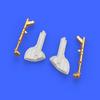 Eduard EDU672134 1:72 Brassin Spitfire Mk.IX Undercarriage Legs (for use with The Model kit) [Model KIT Accessory] view 3