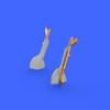 Eduard EDU672134 1:72 Brassin Spitfire Mk.IX Undercarriage Legs (for use with The Model kit) [Model KIT Accessory] view 4