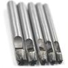 Bluemoona 5 pcs - 4mm 5mm 6mm 7mm 8mm Hollow Hole Steel Round Punch Cutter Tool 4 Leather Belt Watch Band Gasket Five Star view 1