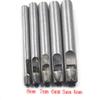Bluemoona 5 pcs - 4mm 5mm 6mm 7mm 8mm Hollow Hole Steel Round Punch Cutter Tool 4 Leather Belt Watch Band Gasket Five Star view 2