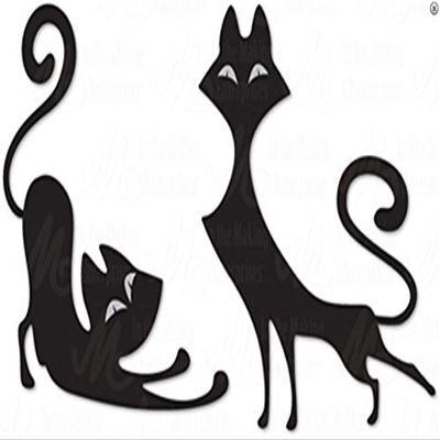 Dee's Distinctively Retro Cats IME-182 Metal Cutting Dies