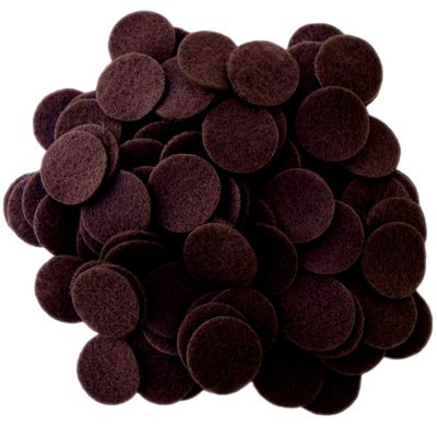 Playfully Ever After Brown Craft Felt Circles (4 Inch - 19pc)