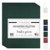 Cardstock Warehouse Foundations 100% Recycled Timber Green Forest Cardstock Paper - 25 Sheets 8.5 x 11 80 lb/215 GSM Premium Dark Green Card stock for Die-cutting Laser, Inkjet Printing & DIY Projects view 1