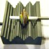Devardi Glass Lampwork, Beadmaking 3 Slot Baroque Graphite Shaper view 1