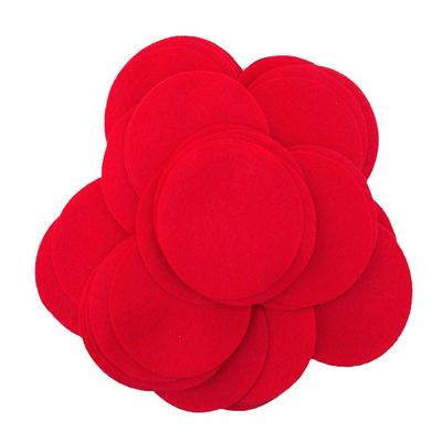 Playfully Ever After Red Craft Felt Circles (4 Inch - 19pc)