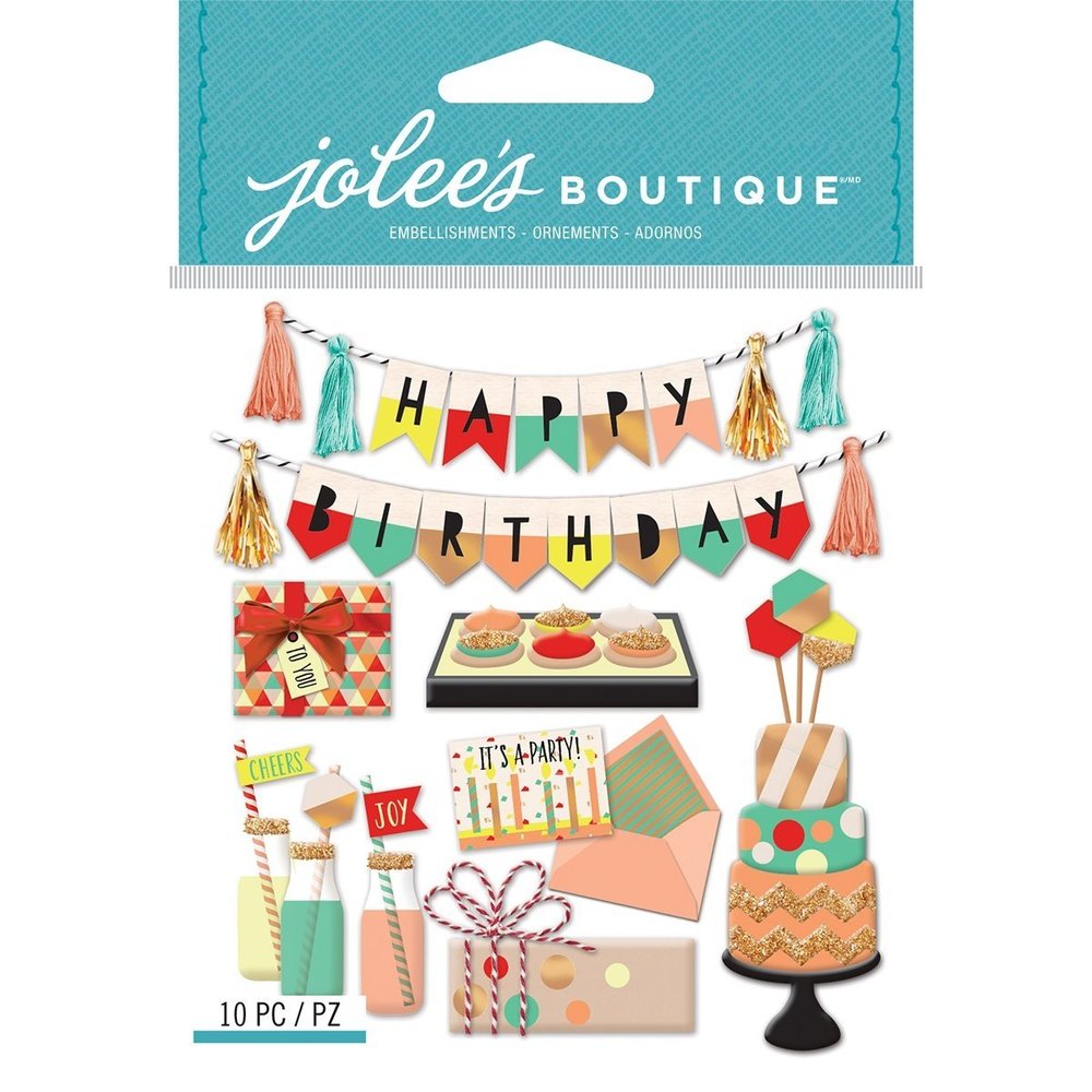 Jolee's Boutique 0015586972481 (Jolly Boutique) MOD HAPPY BIRTHDAY BQ16 , other