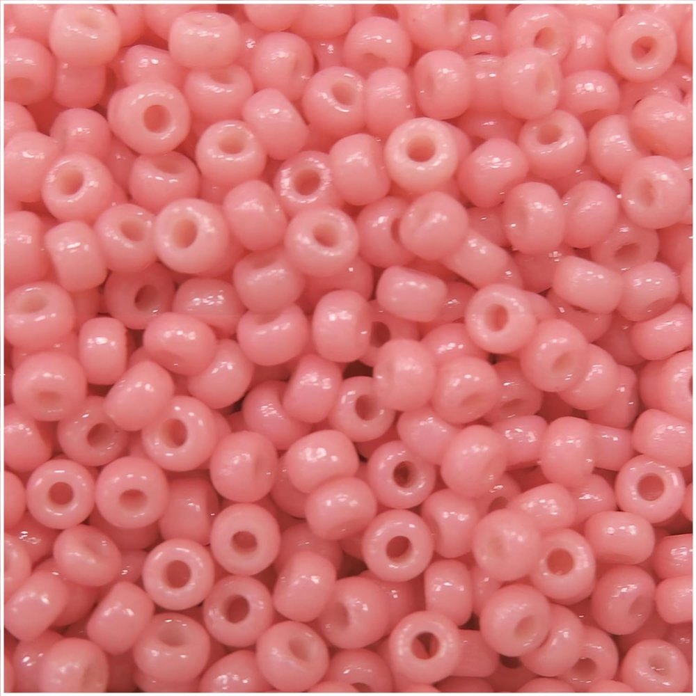 Duracoat Opaque Dyed Bubble Gum Miyuki Seed Beads 11/0