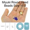Duracoat Opaque Dyed Bubble Gum Miyuki Seed Beads 11/0 view 2