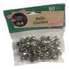 50 Count 12mm Silver Crafter's Square Craft Jingle Bells (Pack of 2) view 2