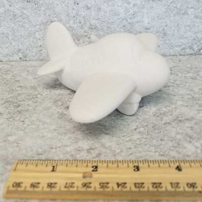 Bisque - Propeller Plane 4.5"T (Unpainted, Ready for Glaze)