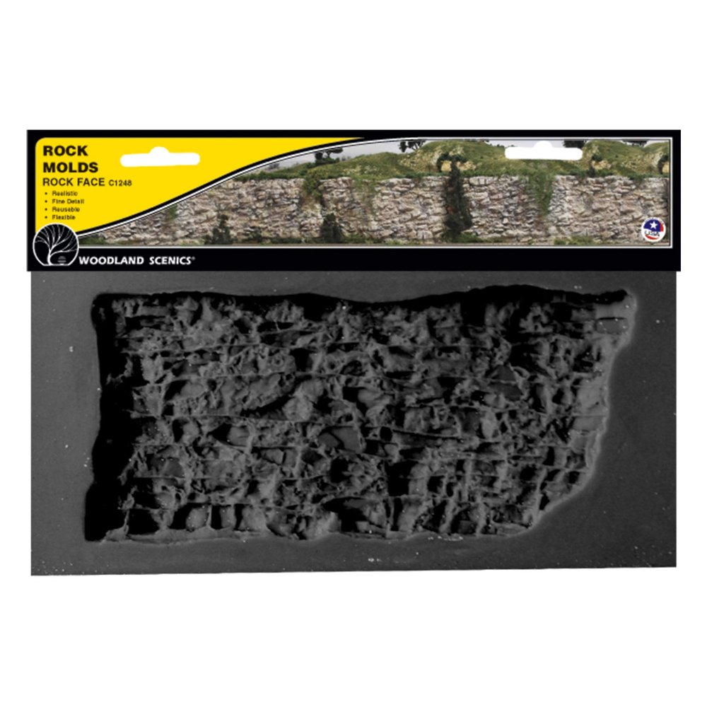 WOODLAND SCENICS C1248 Rock Mold Rock Face by Woodland Scenics