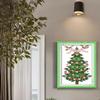 CaptainCrafts Cross Stitch Kits for Adults Stamped Kit Printed 11CT Fabric Cross Stitching DIY Art DMC Needlecrafts Embroidery Kit for Adults Beginner (Stamped, Christmas Tree) view 2