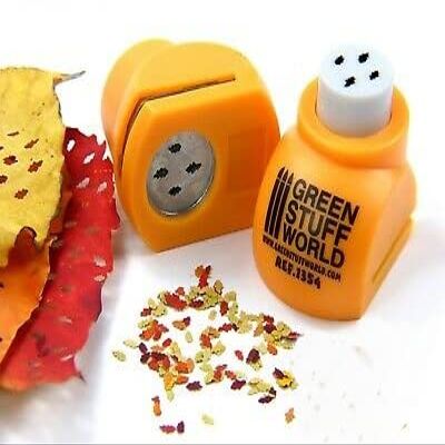 Green staff World Leaf Punch Orange Miniature Tools GSW16