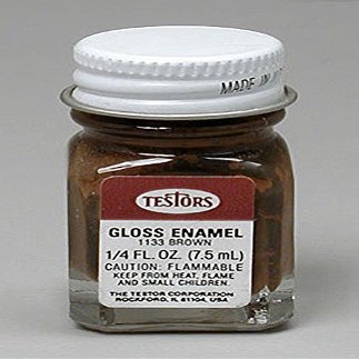 Testors 1/4oz Light Brown Enamel Model Paint 1133TT TES1133T ,#G14E6GE4R-GE 4-TEW6W216426