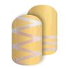 Jamberry Nail Wraps: Abstract Amarillo (FULL SHEET) view 1