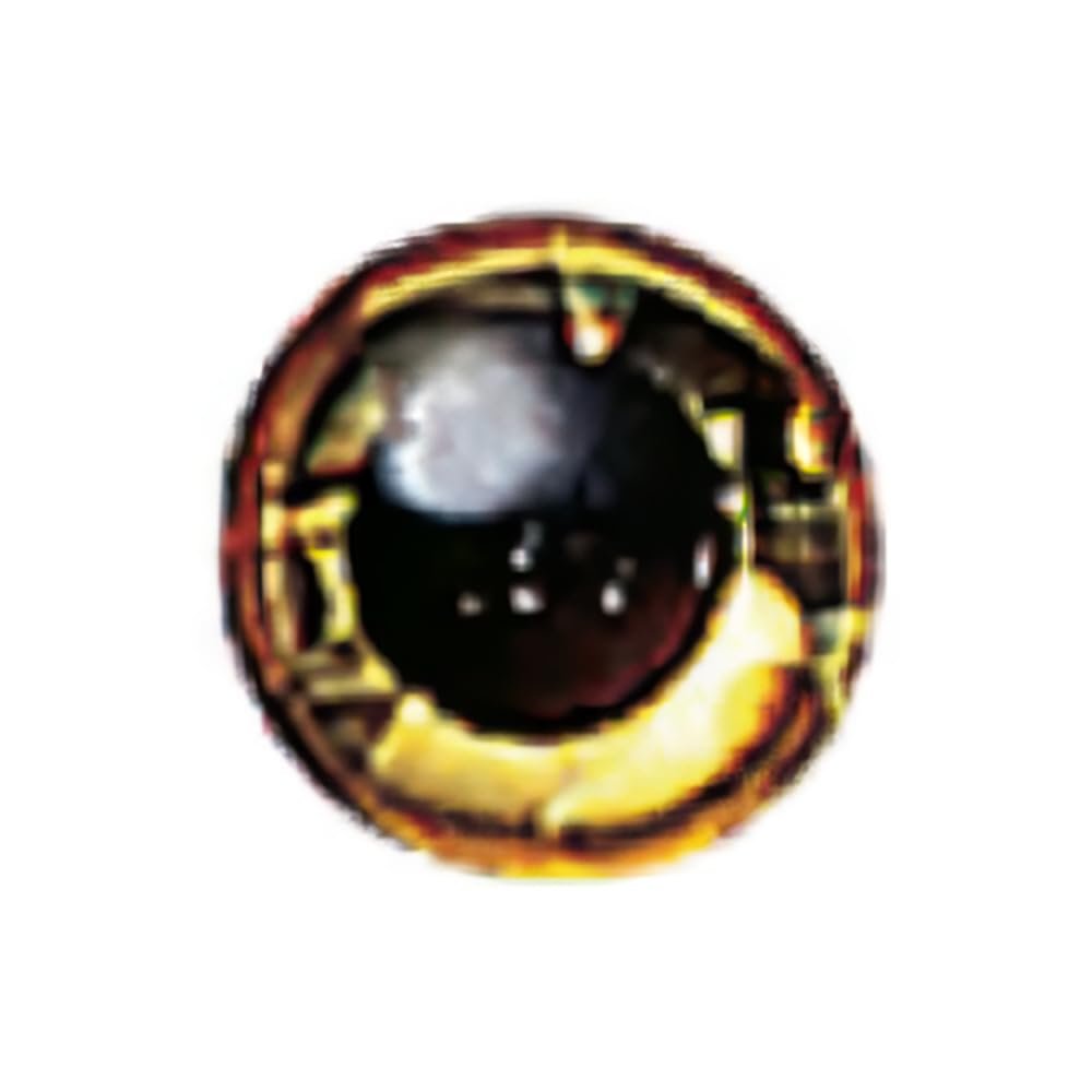 Bassday 3D Eye Stickers, Gold, 0.2 inches (5 mm)