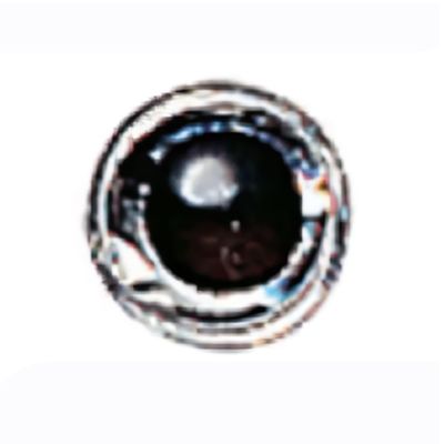 Bassday 3D Eye Stickers, Silver, 0.2 inches (6 mm)