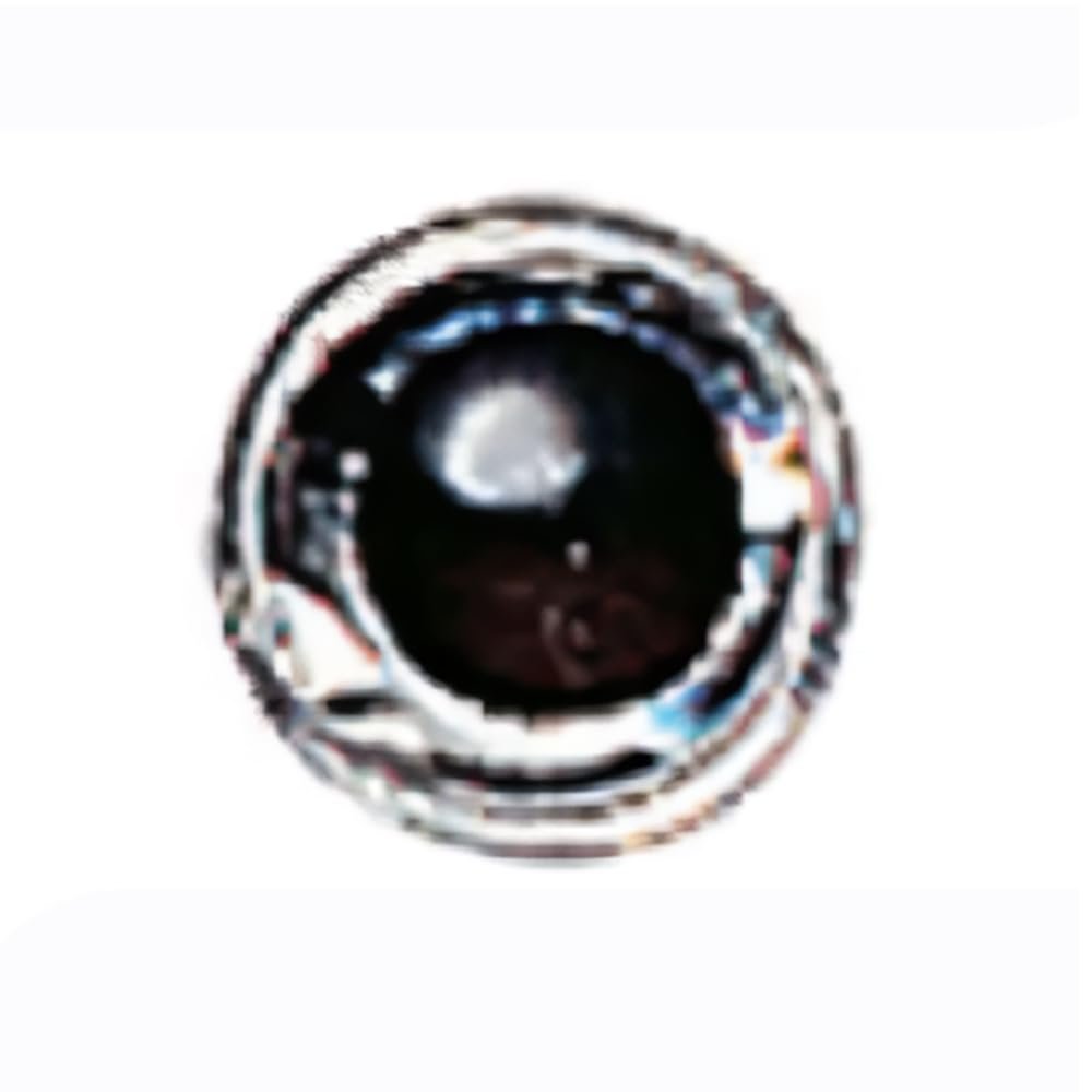 Bassday 3D Eye Stickers, Silver, 0.2 inches (6 mm)