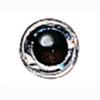 Bassday 3D Eye Stickers, Silver, 0.2 inches (6 mm) view 1