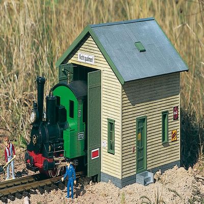 PIKO G SCALE RED RIVER LOCO SHED | BN | 62044 .HN#GG_634T6344 G134548TY41221