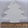 Bisque - Tree Ornament 3.5"H (Unpainted, Ready for Glaze) view 1