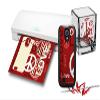WraptorSkinz Vinyl Craft Cutter Designer 12x12 Sheets Love and Peace Red - 2 Pack view 2