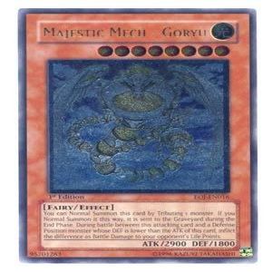 Yu-Gi-Oh! - Majestic Mech - Goryu (EOJ-EN016) - Enemy of Justice - 1st Edition - Ultimate Rare by Yu-Gi-Oh!