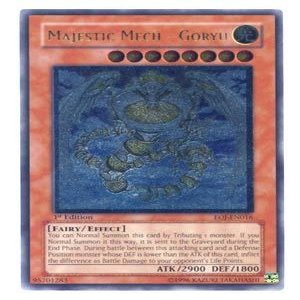 Yu-Gi-Oh! - Majestic Mech - Goryu (EOJ-EN016) - Enemy of Justice - 1st Edition - Ultimate Rare by Yu-Gi-Oh!