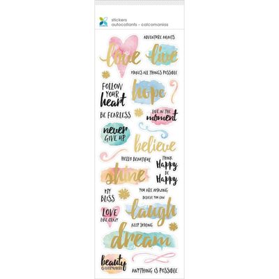 Momenta 28624 Stickers-Love Makes All Things