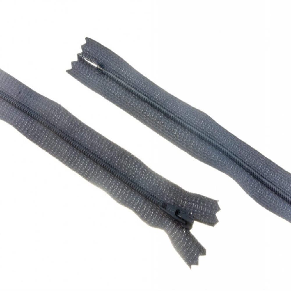 YKK Nylon Closed End Dress Zip 10cm Mid Grey - Each