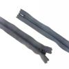 YKK Nylon Closed End Dress Zip 10cm Mid Grey - Each view 1