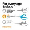 Fiskars 5" Pointed-Tip Scissors for Kids 4-7 with Non-Stick Blades (1-Pack) - Scissors for School or Crafting - Back to School Supplies - Baseball/Softball view 3