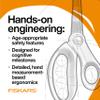 Fiskars 5" Pointed-Tip Scissors for Kids 4-7 with Non-Stick Blades (1-Pack) - Scissors for School or Crafting - Back to School Supplies - Baseball/Softball view 4