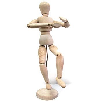 Artist Wooden Female Mannequin Manikin 16'' with Stand Great Gift IDEA !