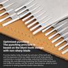 WUTA Leather Chisel All-Polished Die-Steel Puncher French Style Pricking Iron Sharp Leather Punching Tool Kits view 2