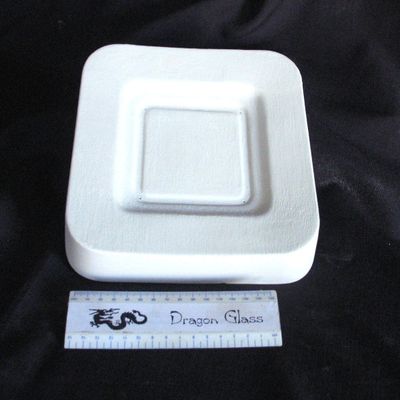 Dragon Slumping Mold SQRBS Square Rounded Bowl Saucer
