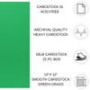 PA Paper Accents Smooth Cardstock 12" x 12" Green Grass, 65lb colored cardstock paper for card making, scrapbooking, printing, quilling and crafts, 25 piece pack view 2