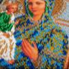 RTO Bead Embroidery Kit DIY Icon Our Lady of Jerusalem 7.9"x9.4" Color Canvas Bead Set Needle Guide Beginners view 3