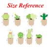 Artec360 Needle Felting Kit Wool cactus Felting Supplies Succulent Plants Felt Kits Original Pure Wool DIY Raw Material Package Small Flowerpot Decorations Potted Plant (Echinopsis tubiflora-C) view 4