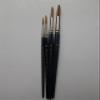 Set of 4pc Signwriter Lettering Brush Round with Straight Edge, Sabeline Hair #6-10-16-20 view 2