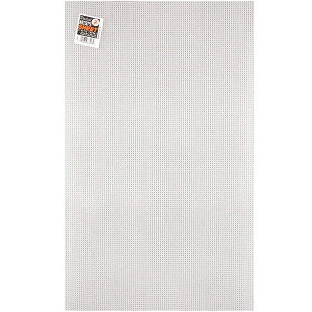 Bulk 7 Mesh Plastic Canvas Ultra Stiff Artist Sheet by Darice 13-5/8 x 22-5/8 24 Sheets
