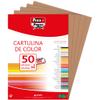 Fixo 11110346 Pack of 50 Card, A4, Colour Chocolate view 1