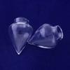 10pcs Water droplets Shape White Clear glass for jewelry Pendant wishing Bottles,15x37mm view 1