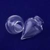 10pcs Water droplets Shape White Clear glass for jewelry Pendant wishing Bottles,15x37mm view 2