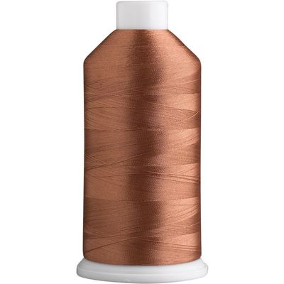 Super B Polyester Embroidery Thread - 40wt Large Spool 5000m for Commercial & Domestic Machine - 175 Popular Colors, 100% Polyester - Java Brown 833
