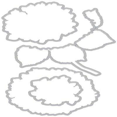 Hero Arts Large Hydrangea Wood Mounted Stamp & Die Combo (SB155)