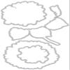 Hero Arts Large Hydrangea Wood Mounted Stamp & Die Combo (SB155) view 1