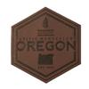 Little Bay Root Explore Pacific Wonderland Oregon | PU Leather Patch | 3" x 3" | Sew on Style view 1