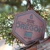 Little Bay Root Explore Pacific Wonderland Oregon | PU Leather Patch | 3" x 3" | Sew on Style view 2