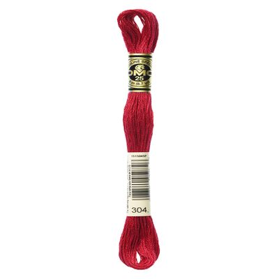 DMC Stranded Cotton Embroidery Thread 304 - per Skein